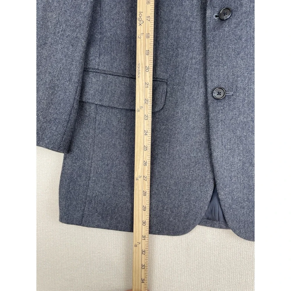 Club Room By Charter Club Wool Cashmere Blazer Blue Size R38 Single‎ Vented